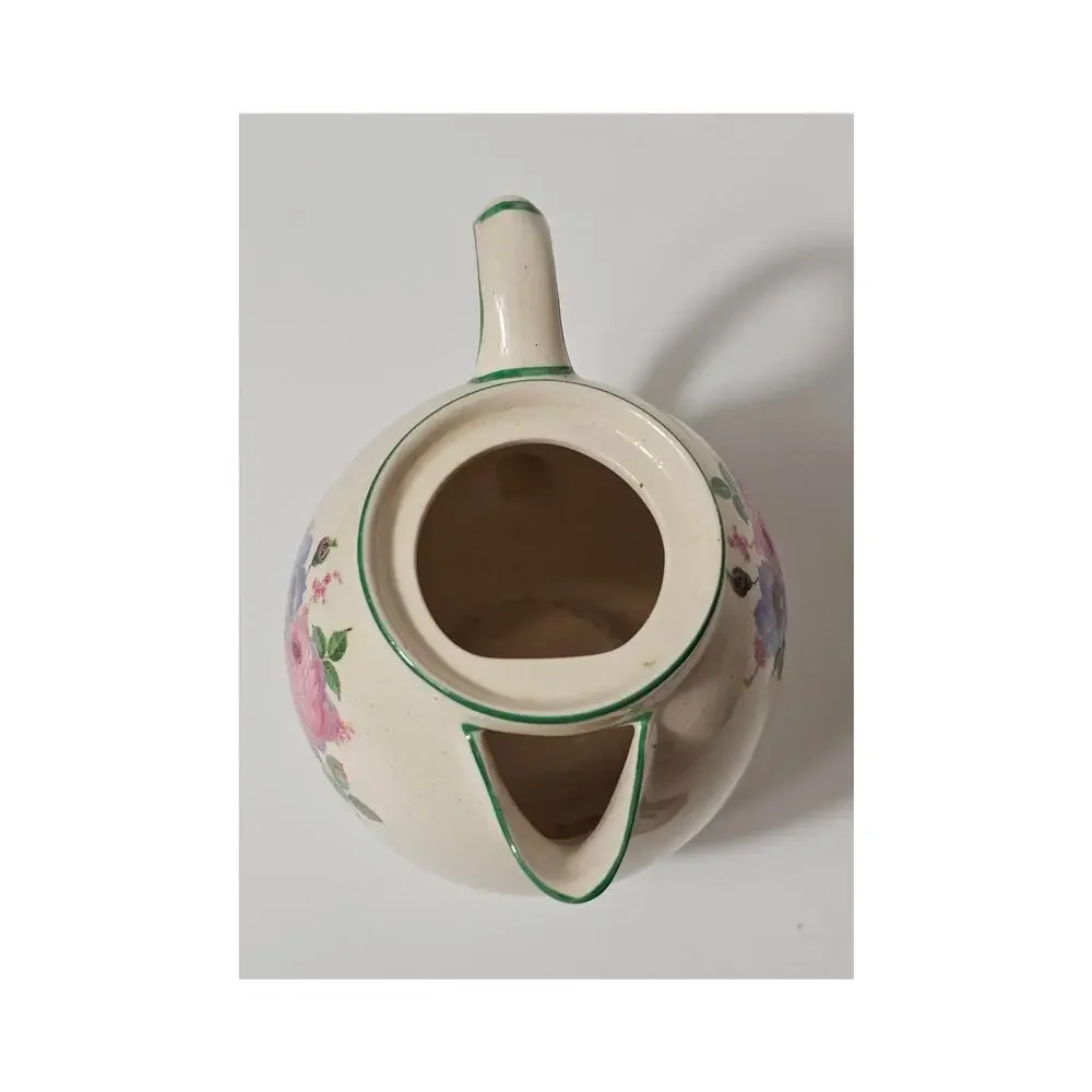 1940s-50s Fondeville Ambassador Ware England Mini Teapot Rose Finial